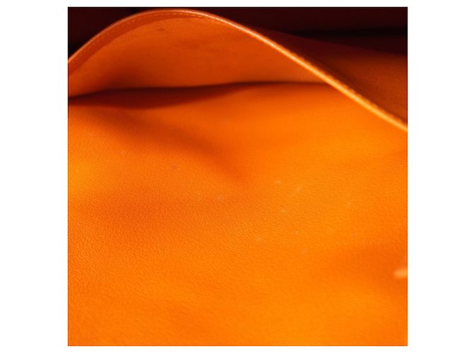 Borsa Hermès Birkin 40 Togo Arancione - vista 14