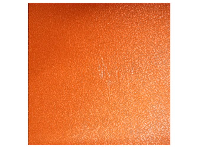 Borsa Hermès Birkin 40 Togo Arancione - vista 8