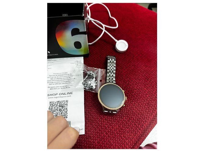 Autre Marque Fossil Gen6 Smartwatch Gold Dunkelgrau Golden Anthrazitgrau - Ansicht 4