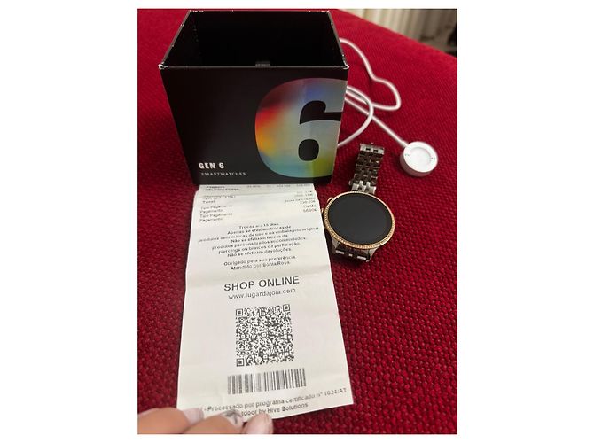 Autre Marque Fossil Gen6 Smartwatch Gold Dunkelgrau Golden Anthrazitgrau - Ansicht 5