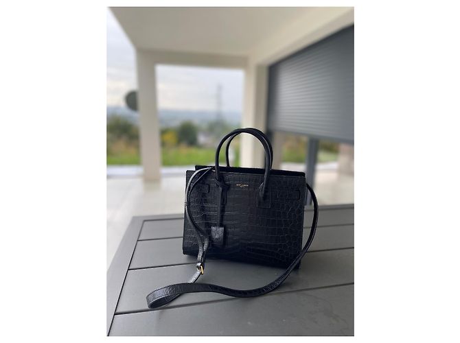 Borsa Saint Laurent Day Bag nera in pelle Nero - vista 2