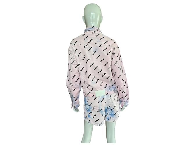 Completo in denim rosa Msgm - vista 10