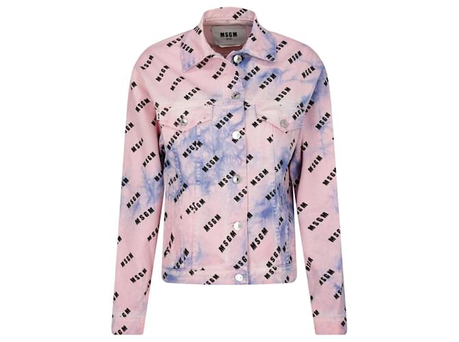 Completo in denim rosa Msgm - vista 5