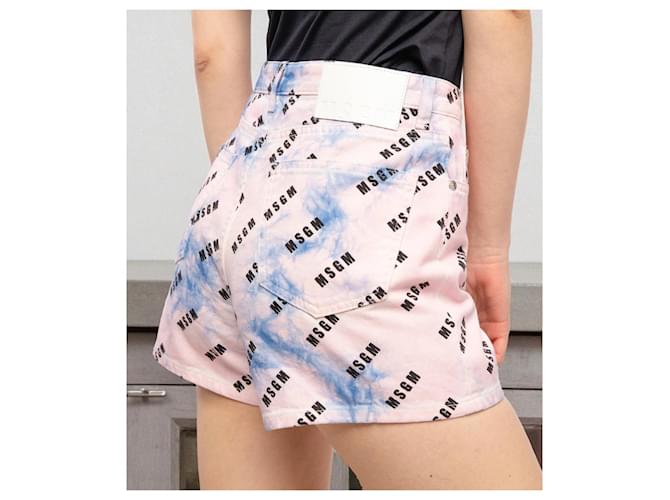 Completo in denim rosa Msgm - vista 6