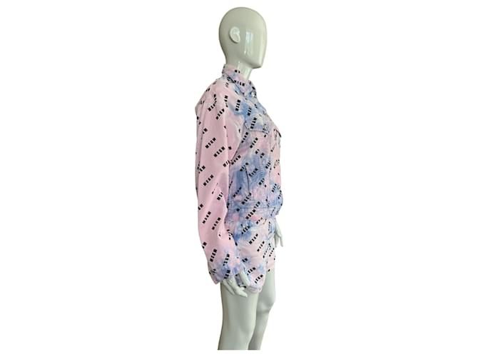 Completo in denim rosa Msgm - vista 9