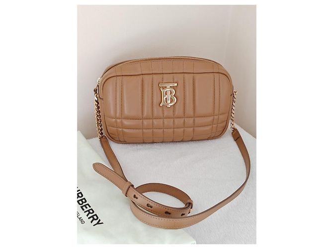 Bolsa Lola Burberry camel de couro Camelo - vista 2