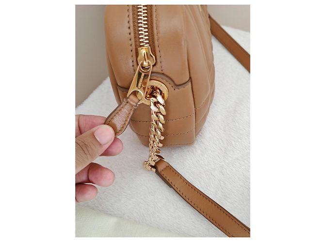 Bolsa Lola Burberry camel de couro Camelo - vista 5