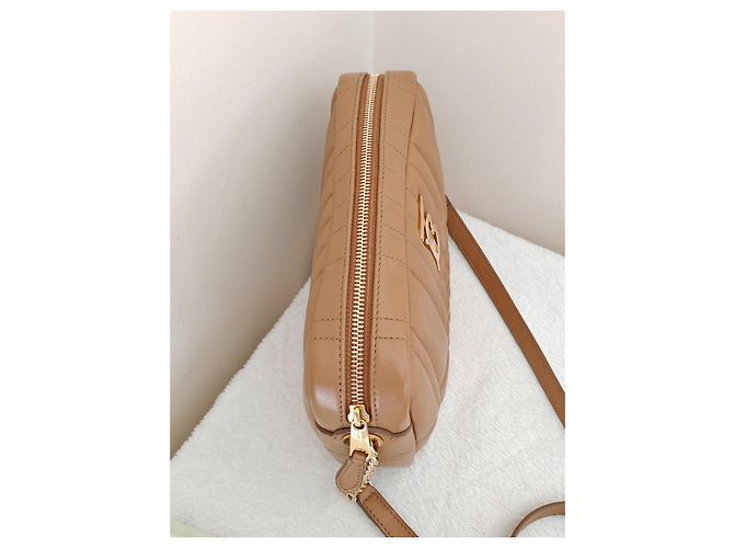Bolsa Lola Burberry camel de couro Camelo - vista 6