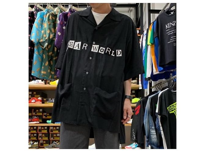Autre Marque Grazie Caro MONDO CAMICIE Camicia in Rayon Nero - vista 3