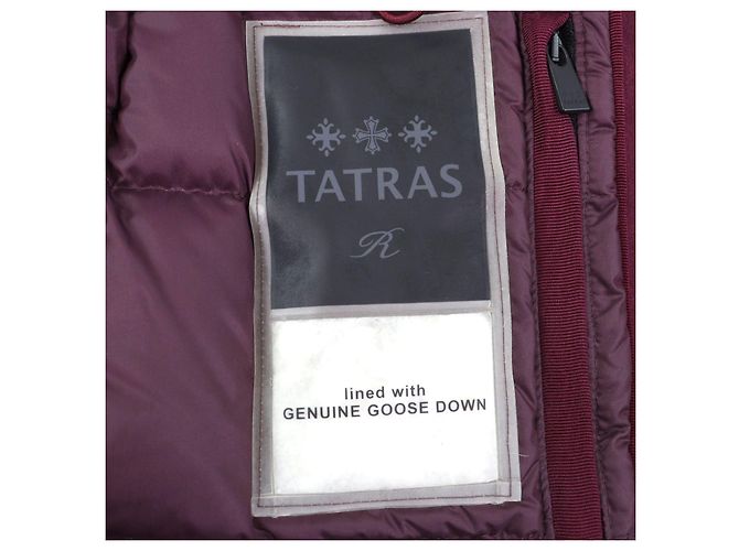 Autre Marque Abrigo de Lana y Nylon TATRAS LTL18A4142 Castaño Burdeos - vista 12
