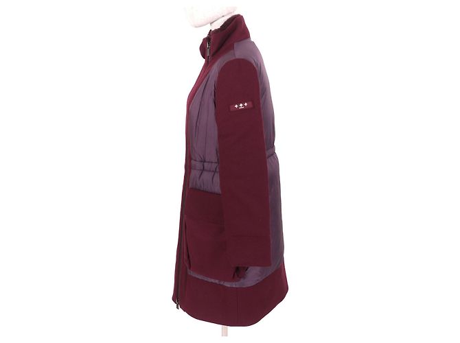 Autre Marque Abrigo de Lana y Nylon TATRAS LTL18A4142 Castaño Burdeos - vista 2