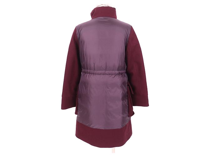 Autre Marque Abrigo de Lana y Nylon TATRAS LTL18A4142 Castaño Burdeos - vista 3