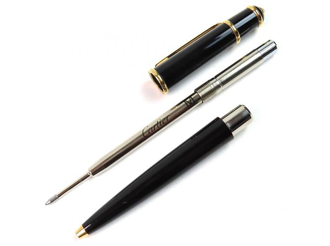 Stylo à bille Diabolo de Cartier Noir - vue 2