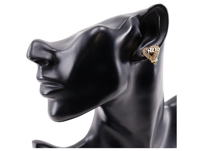 Autre Marque Orecchini logo cuore Nina Ricci D'oro - vista 2