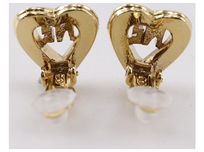 Autre Marque Orecchini logo cuore Nina Ricci D'oro - vista 4