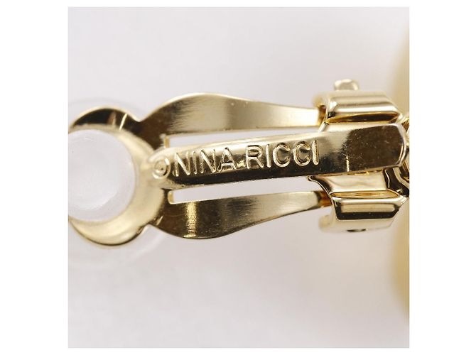 Autre Marque Orecchini logo cuore Nina Ricci D'oro - vista 6