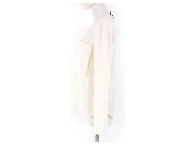 Autre Marque YOKO CHAN YCB-124-414 Polyesterbluse Beige Roh - Ansicht 2