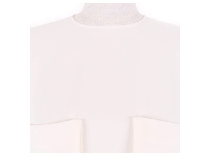 Autre Marque YOKO CHAN YCB-124-414 Polyesterbluse Beige Roh - Ansicht 4
