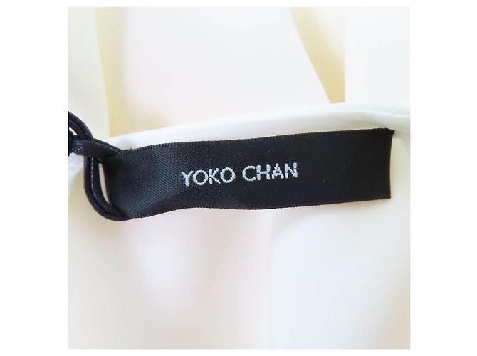 Autre Marque YOKO CHAN YCB-124-414 Polyesterbluse Beige Roh - Ansicht 5