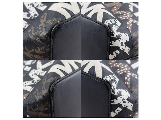 Michael Kors Jet Set Travel PVC Tote Bag Schwarz - Ansicht 4
