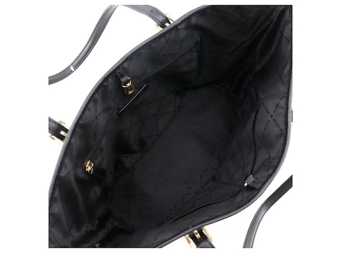 Michael Kors Jet Set Travel PVC Tote Bag Schwarz - Ansicht 6