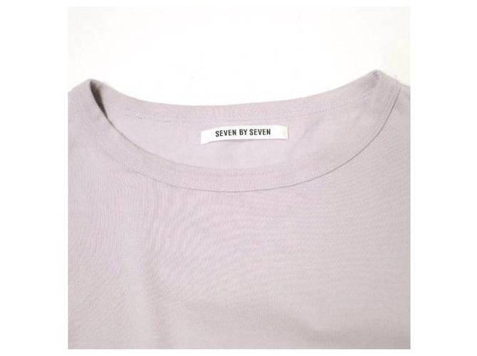 Autre Marque Camiseta de algodón SEVEN BY SEVEN WESTERN con bolsillo Púrpura - vista 4