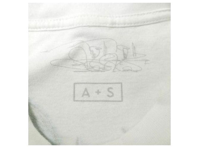 Autre Marque Camiseta de algodón A+S Arquitectura y Zapatillas Blanco - vista 3