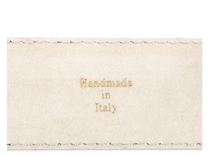 Autre Marque Cintura in coccodrillo Brioni Beige - vista 11