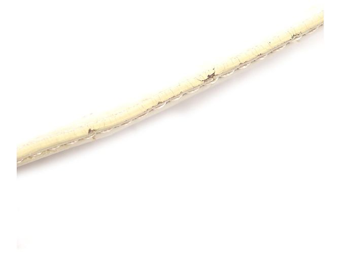 Autre Marque Cintura in coccodrillo Brioni Beige - vista 15
