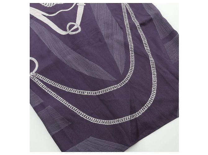 Vestido de seda Etude pour une Parure de Gala de Hermès Multicolor Púrpura - vista 5