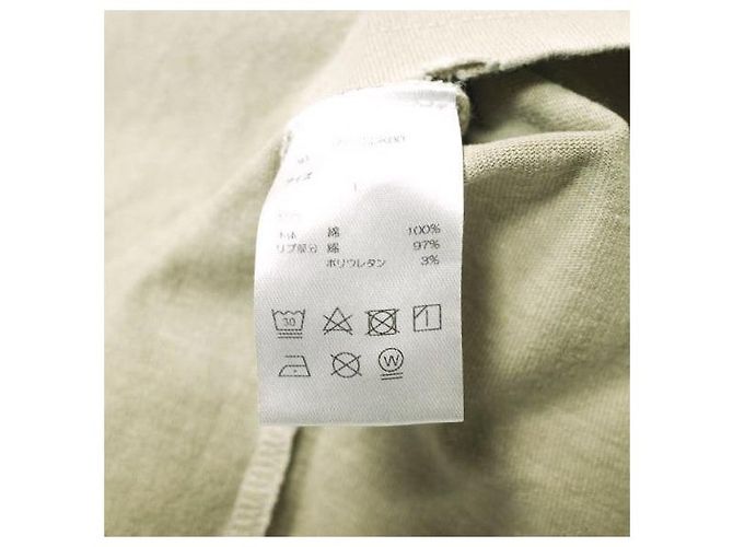Autre Marque Camiseta de algodão com corante reativo Danke Schon WEB&DEPOT Limited Bege - vista 8