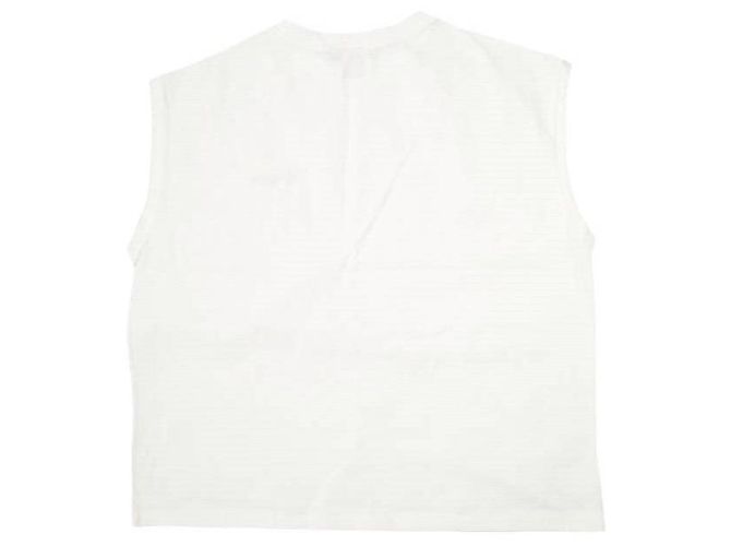 Autre Marque Danke Schon 16OE NOSLEEVES LOGO TEE Camiseta de algodón sin mangas Limited Blanco - vista 2