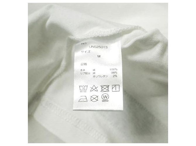 Autre Marque Danke Schon 16OE NOSLEEVES LOGO TEE Camiseta de algodón sin mangas Limited Blanco - vista 8