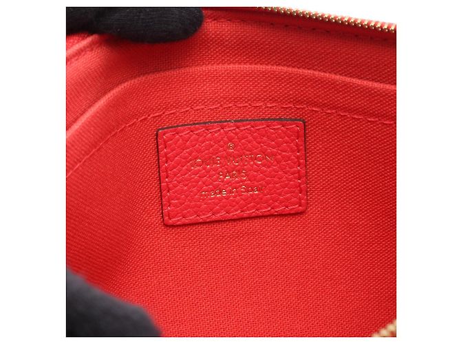 Clutch Pallas Monogram Louis Vuitton borsa 2 in 1 Marrone Rosso - vista 4