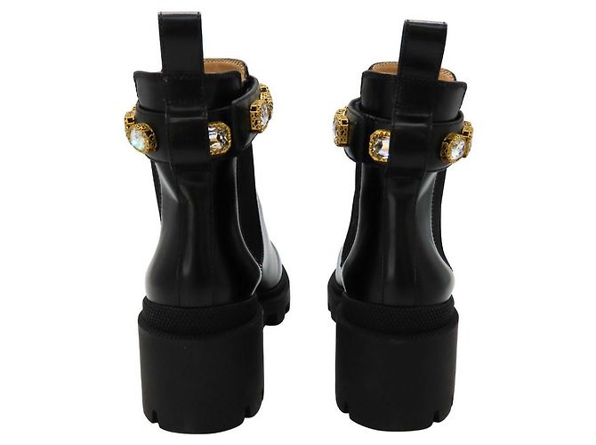 Botas de cuero Gucci GG Marmont - vista 5