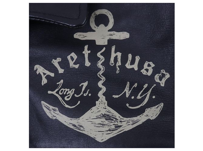 Autre Marque Chaqueta de cuero Schott LONG ISLAND Negro - vista 5