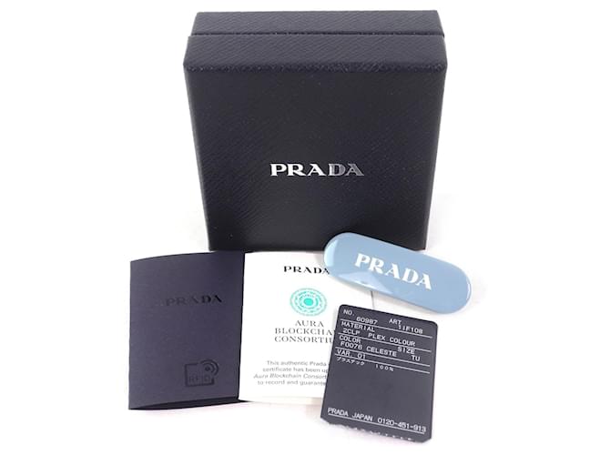Fermaglio per capelli Prada 1IF108 Blu - vista 2