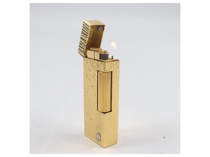 Alfred Dunhill Dunhill All-over Pattern Logo Lighter Golden - view 4