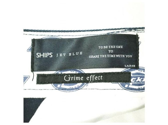 Autre Marque Dickies SHIPS JET BLUE Grime effect 1TUCK TC Work Shorts Limited Blau Marineblau - Ansicht 7