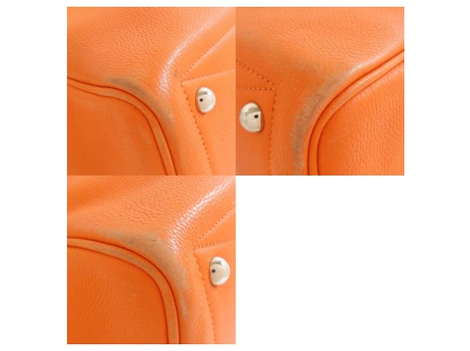 Borsa tote Victoria Elan Hermès Arancione - vista 10
