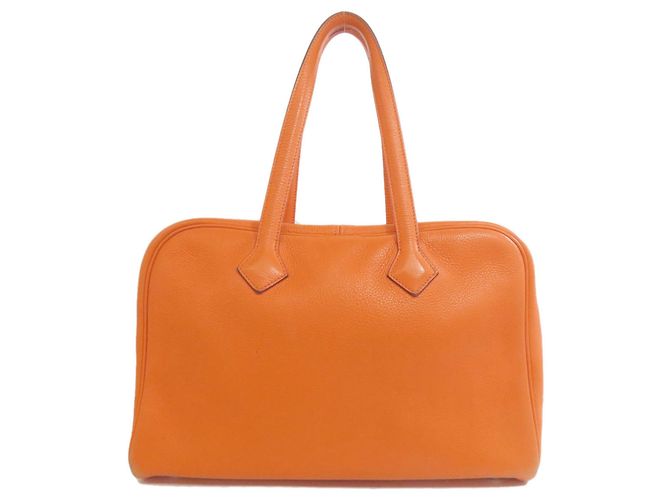 Borsa tote Victoria Elan Hermès Arancione - vista 2