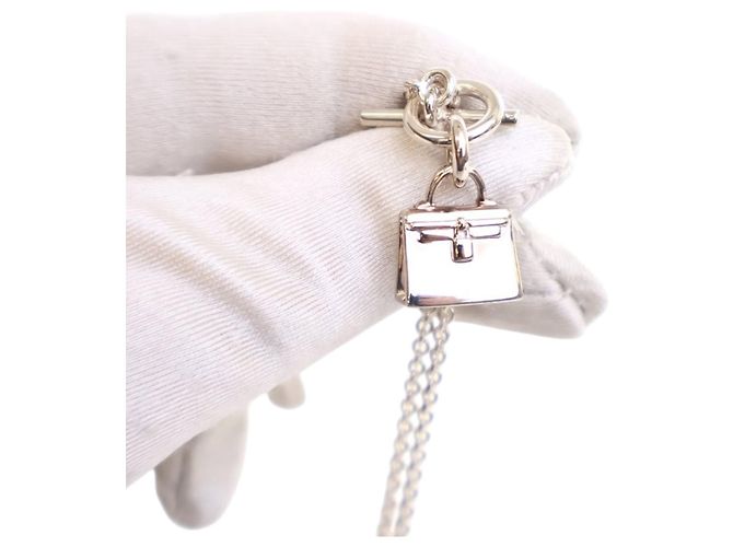 Collana Pendente Amulettes Kelly in Argento Sterling Hermès - vista 5