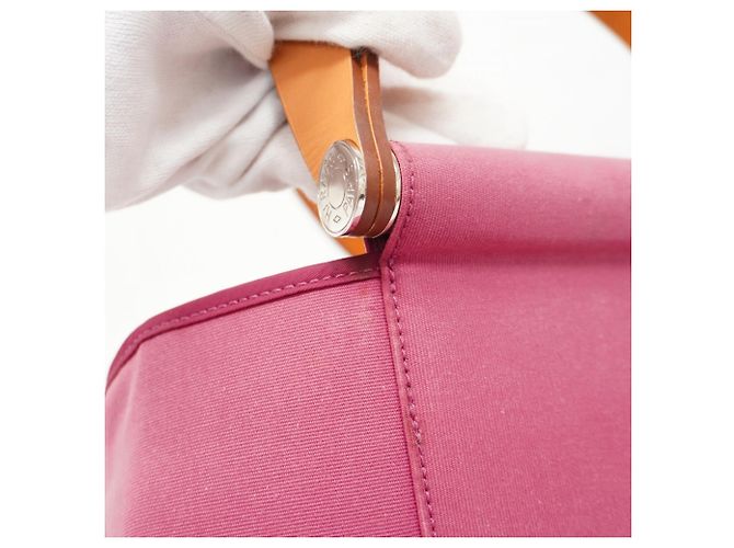 Cabag Borsa Tote Elan PM di Hermès Rosa - vista 10