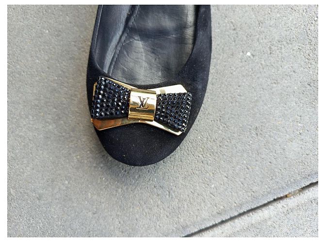 Louis Vuitton Ballettschuhe Schwarz - Ansicht 12