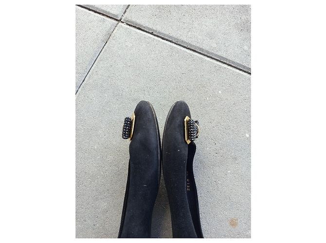 Louis Vuitton Ballettschuhe Schwarz - Ansicht 4