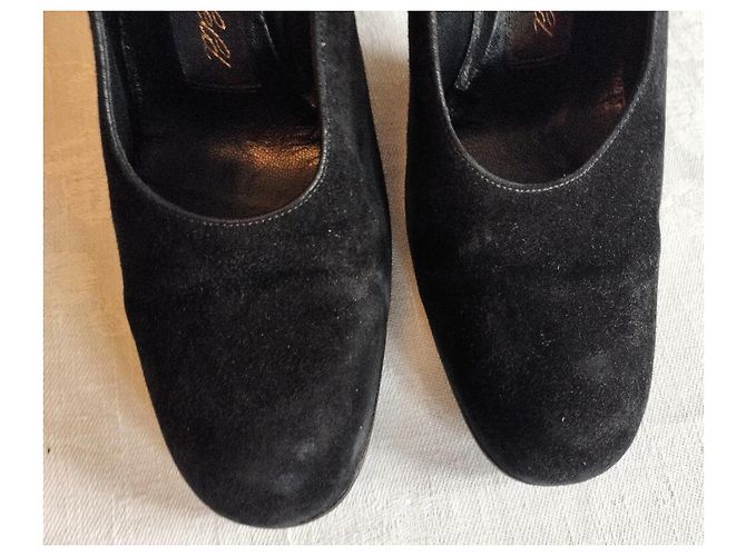 Karl Lagerfeld Décolleté in Pelle Nero - vista 16