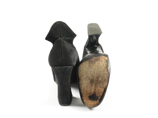 Karl Lagerfeld Décolleté in Pelle Nero - vista 20