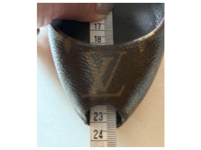 Louis Vuitton Leder High Heels Braun Größe 36 - Ansicht 14