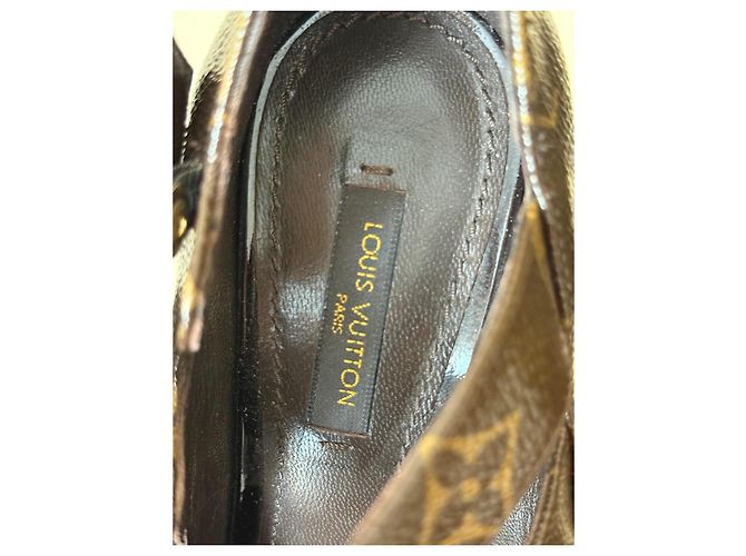 Louis Vuitton Leder High Heels Braun Größe 36 - Ansicht 9