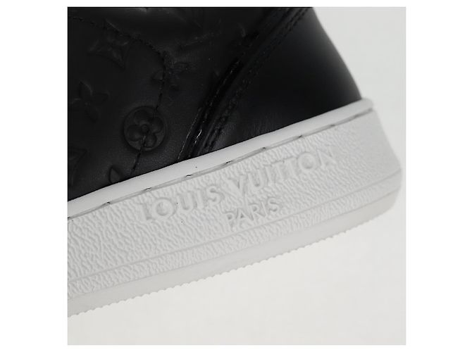 Louis Vuitton Sneakers LV Stadium Monogram Nero 1ACUJ7 LV Auth BA4249M - vista 6